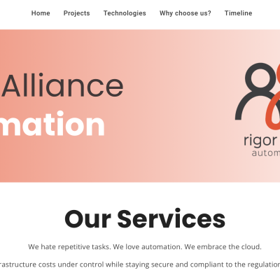 Web Rigor Alliance