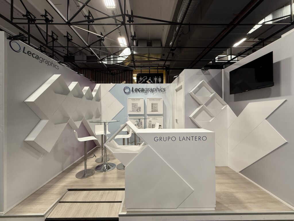 Stand para feria farmacéutica en Pharmapack Paris