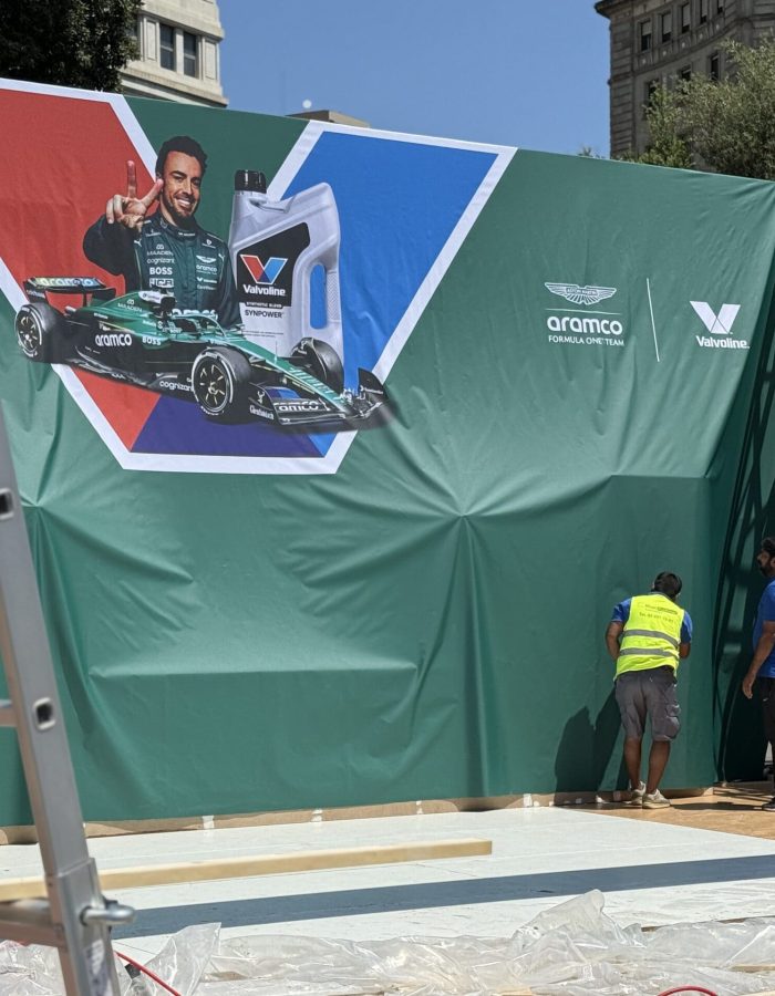 Espacio de Aston Martin en la F1 Fan Zone Barcelona