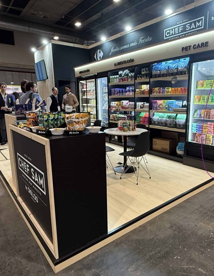 Stand de Chef Sam en Alimentaria Barcelona