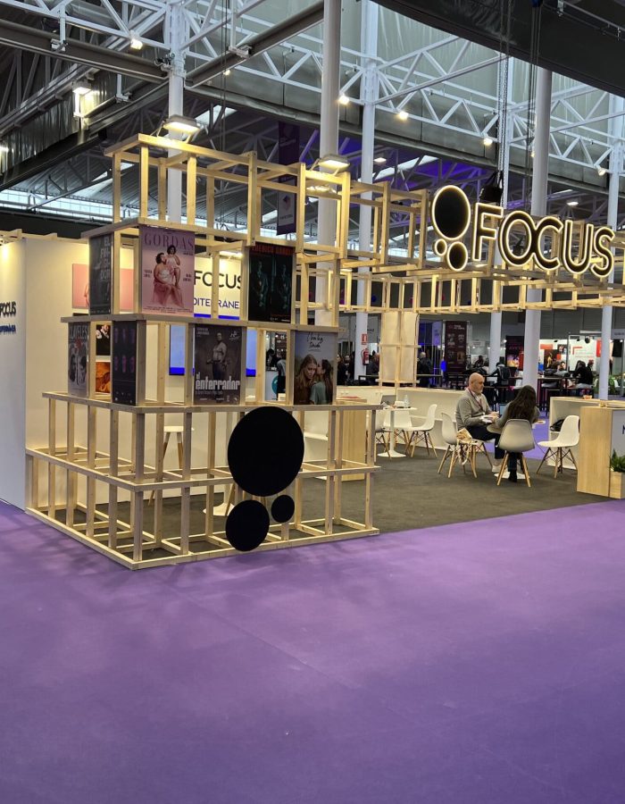 Stand para profesionales del sector cultural